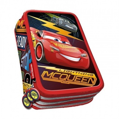 Estojo triplo Plumier de Cars 3 - Race