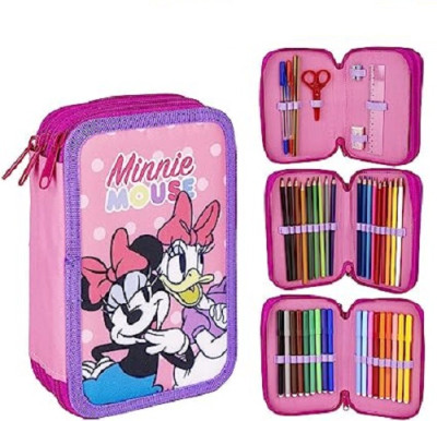 Estojo Triplo Plumier Minnie Mouse