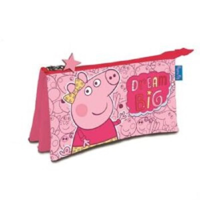 Estojo Triplo Porquinha Peppa Dream Big