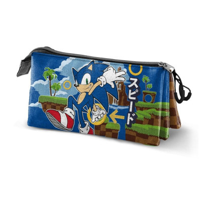 Estojo Triplo Sonic Greenhill