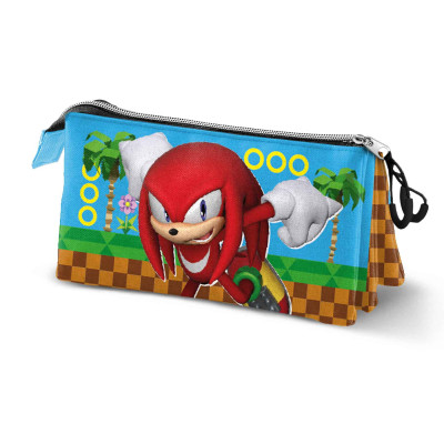 Estojo Triplo Sonic Knuckles