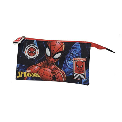 Estojo Triplo SpiderMan Power Marvel