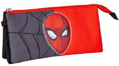 Estojo Triplo Spiderman Red and Black