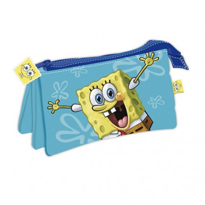 Estojo Triplo Sponge Bob