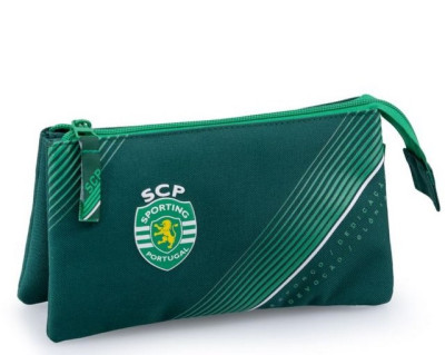 Estojo Triplo Sporting SCP Lema