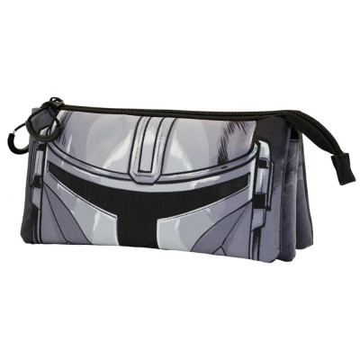 Estojo Triplo Star Wars The Mandalorian Helmet