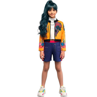 Fato de Guerreira K-Pop Rumi Huntrix