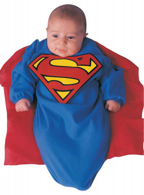 Fato de super homem bebé