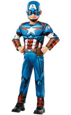 Fato Deluxe Capitão América Avengers