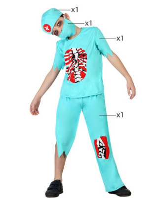 Fato Doutor Zombie Halloween