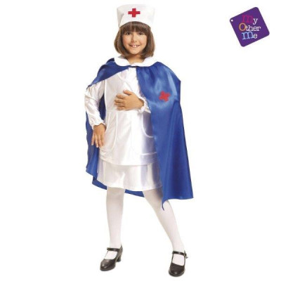 Fato Enfermeira com Capa Azul
