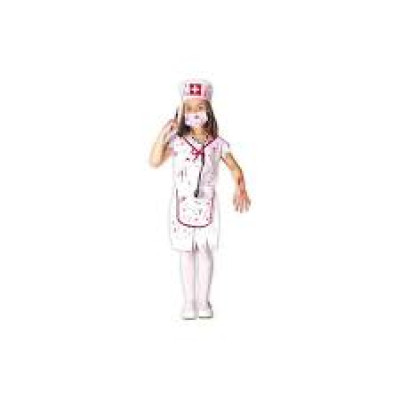 Fato enfermeira menina para halloween