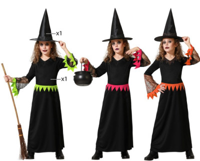 Fato Halloween Bruxa Sortido