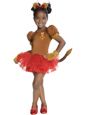 Fato Leão do Feiticeiro de Oz para menina