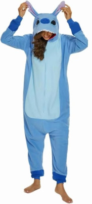 Fato Macacão Stitch Adulto