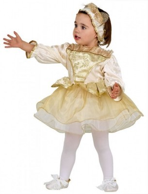 Fato Princesa Ouro Bebé