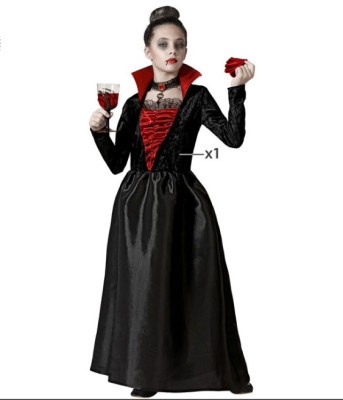 Fato Vampira Elegante Halloween