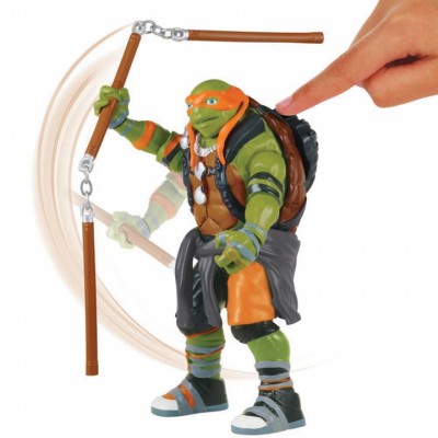 Figura Articulada Tartaruga Ninja Miguel Angelo Deluxe