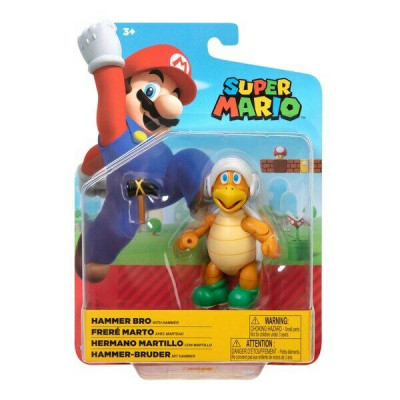 Figura Básica Hammer Bro com Martelo Super Mario