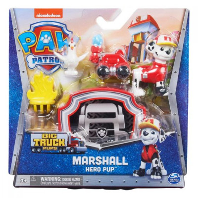 Figura Básica Patrulha Pata Big Truck Pups Marshall