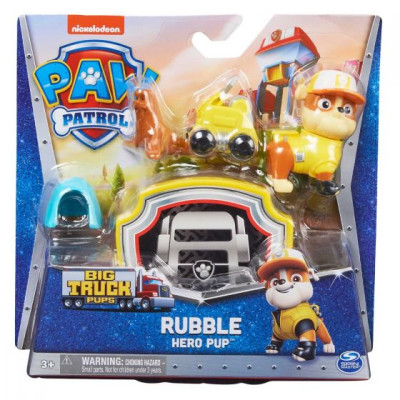 Figura Básica Patrulha Pata Big Truck Pups Rubble