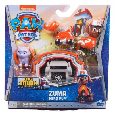 Figura Básica Patrulha Pata Big Truck Pups Zuma