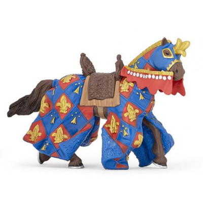 Figura Cavalo Flor de Lis Azul Papo