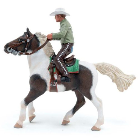 Figura Cowboy e Cavalo - Papo