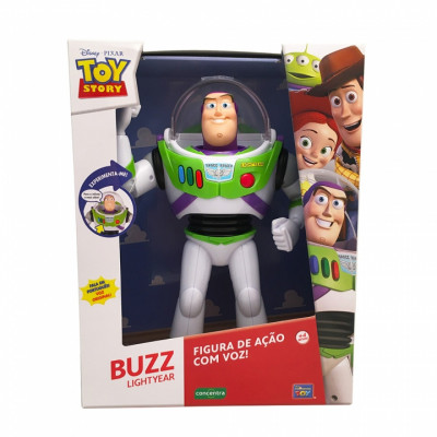 Figura de Ação com Voz - Buzz Lightyear Toy Story 4