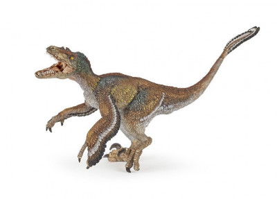 Figura dinossauro Velociraptor com Plumas Papo
