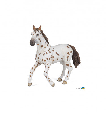 Figura Égua Appaloosa Castanha Papo