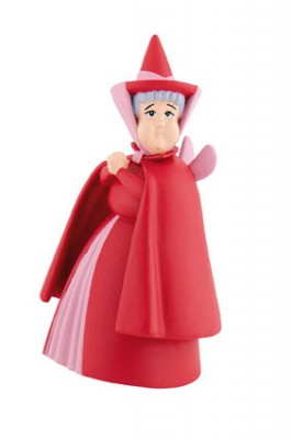 Figura Fada Madrinha rosa Princesa Bela Adormecida