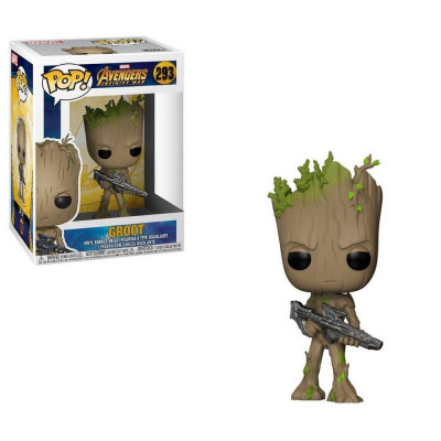 Figura Funko POP! Avengers Infinity War - Groot with Gun