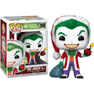 Figura Funko POP! DC Super Heroes - The Joker as Santa
