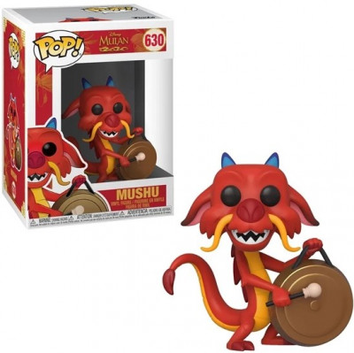 Figura Funko POP! Disney Mulan - Mushu with Gong