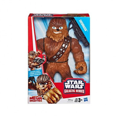 Figura Mega Mighties Galactic Heoes Chewbacca Star Wars 25cm