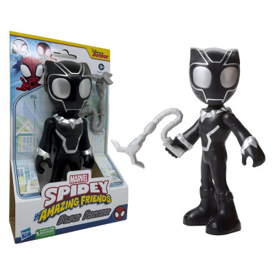 Figura Mega Mighty Spidey and Amazing Friends Black Panther