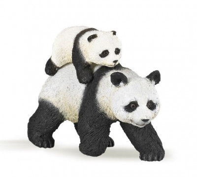 Figura Panda com Cria Papo