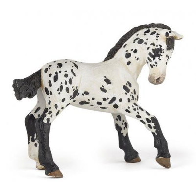 Figura Potro Appaloosa Negro Papo