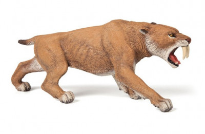 Figura Smilodon Tigre Dente de Sabre Papo
