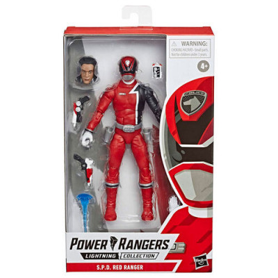 Figura S.P.D. Red Ranger Power Rangers Lightning Colletion 15cm