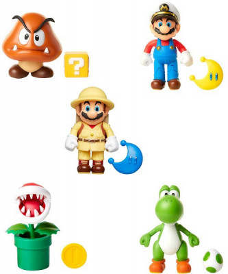 Figura Super Mário Bros 10cm Série 17 Sortido