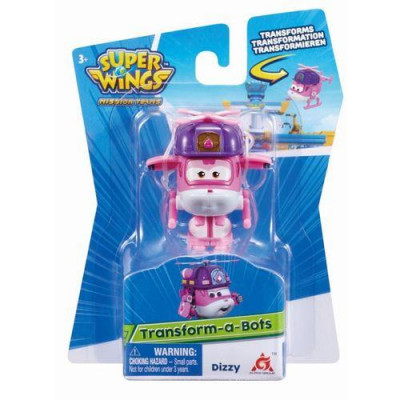 Figura Super Wings Transform a Bots - modelo Rescue Dizzy