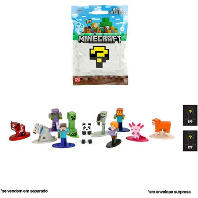 Figura Surpresa Minecraft 4cm