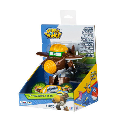 Figura Todd 20cm Super Wings Transforme