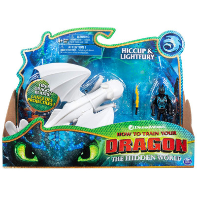 Figuras Hiccup Lightfury Como Treinar o teu Dragão