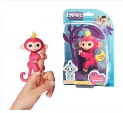 Fingerlings Bella (rosa) - Macacos Interactivos