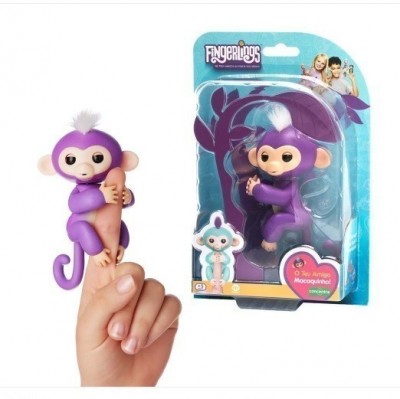 Fingerlings  Mia (roxo) - Macacos Interactivos