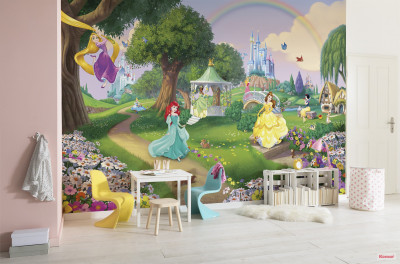 Fotomural Disney Princesas Rainbow