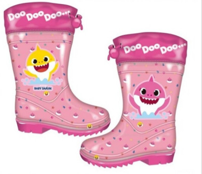 Galochas Baby Shark Rosa